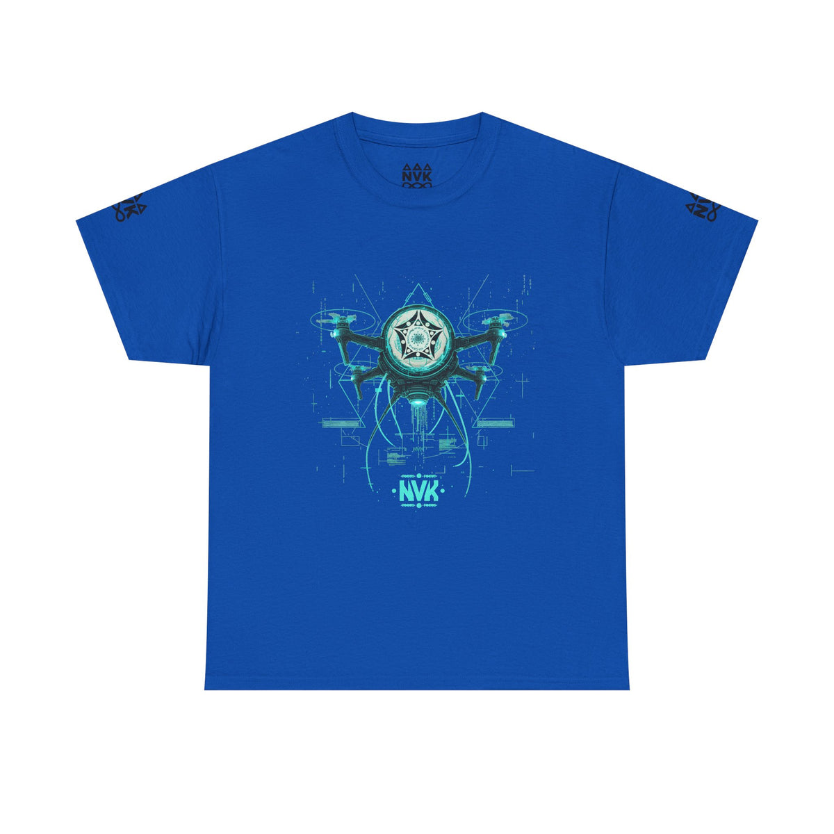 NVK ALIEN DRONE EMBLEM TEE™ — Futuristic Tech Graphic
