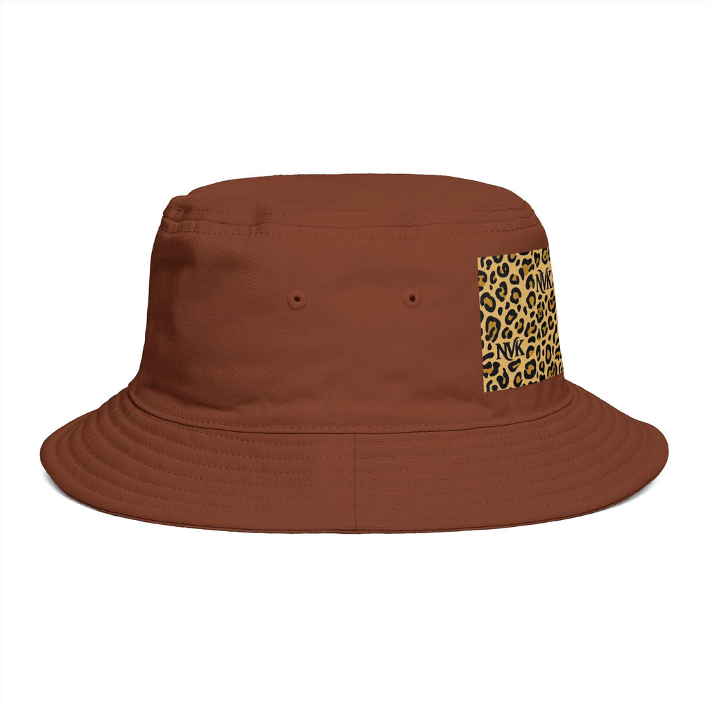NVK LEOPARD BUCKET HAT™ — Brown Safari Print Sun Hat