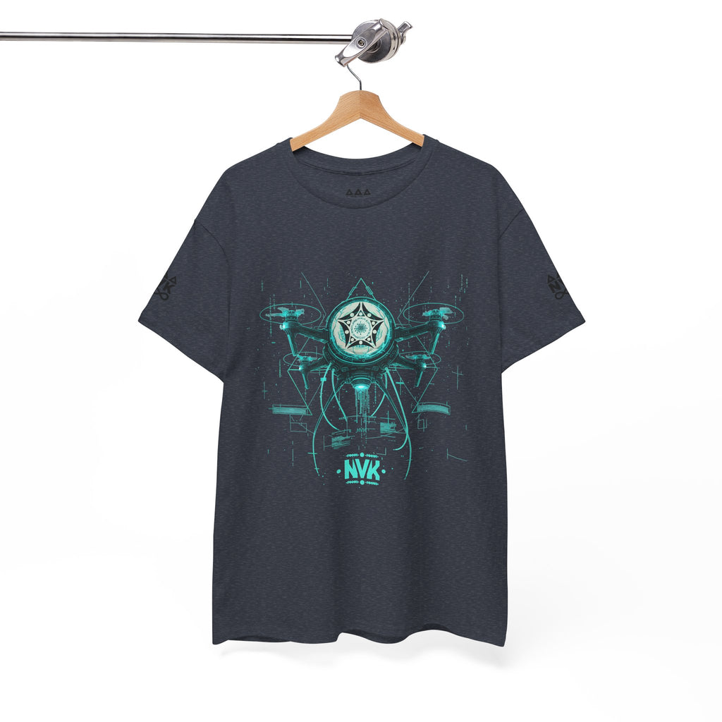 NVK ALIEN DRONE EMBLEM TEE™ — Futuristic Tech Graphic
