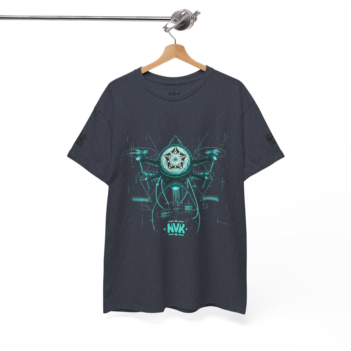 NVK ALIEN DRONE EMBLEM TEE™ — Futuristic Tech Graphic