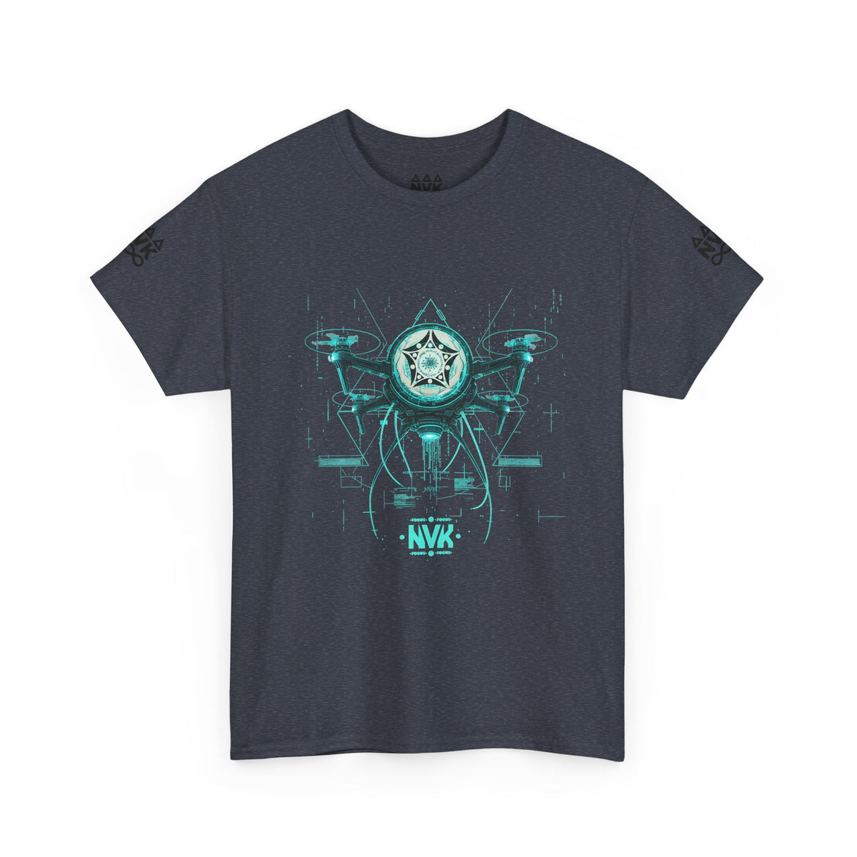NVK ALIEN DRONE EMBLEM TEE™ — Futuristic Tech Graphic