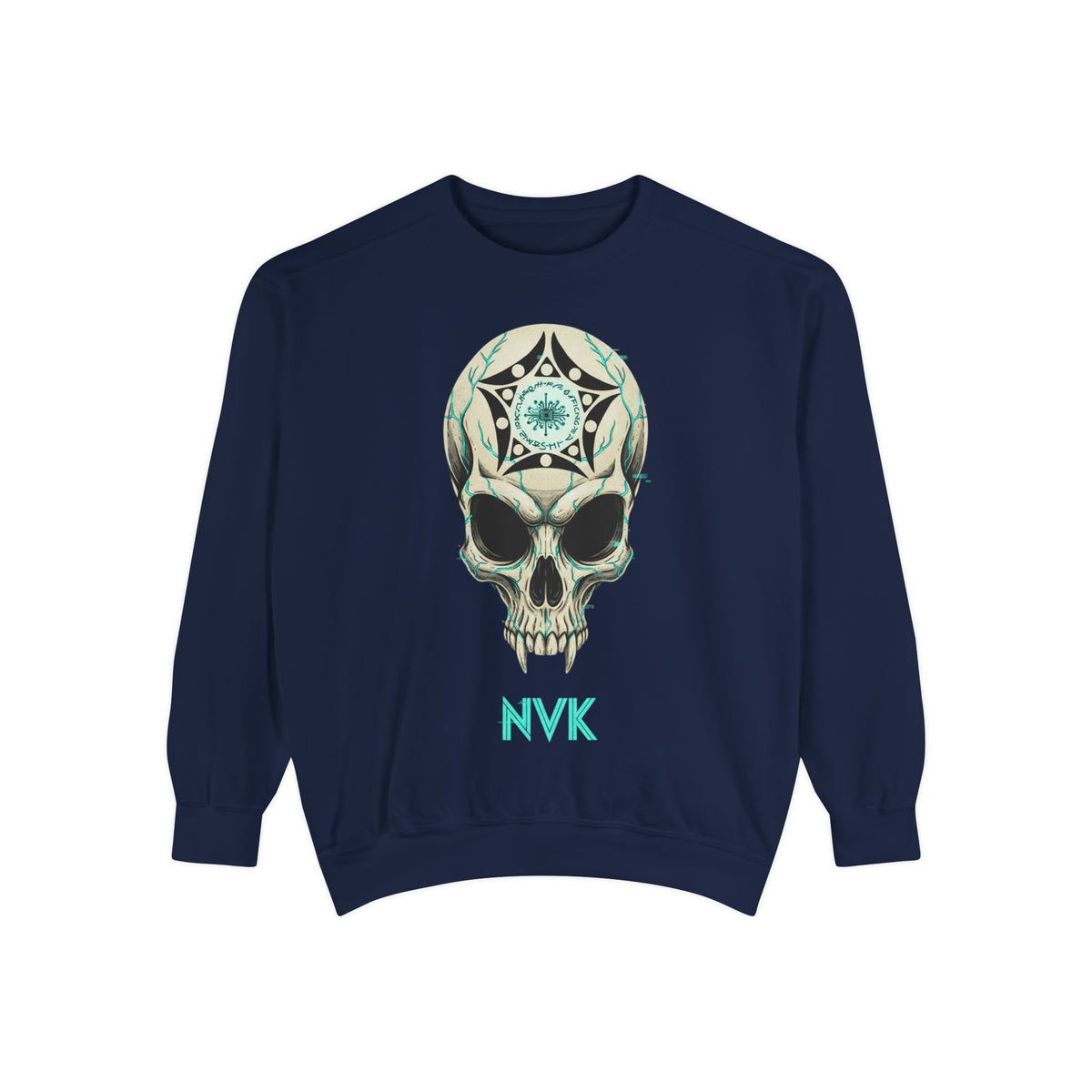 NVK BUGA SPHERE SKULL SWEATSHIRT™ — Graphic Crewneck