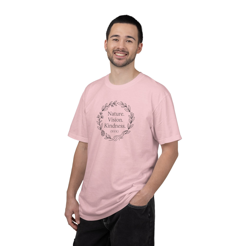 NVK NATURE VISION KINDNESS TEE™ — Floral Wreath Graphic