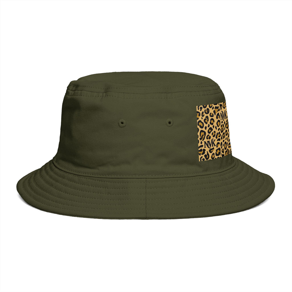 NVK LEOPARD BUCKET HAT™ — Brown Safari Print Sun Hat