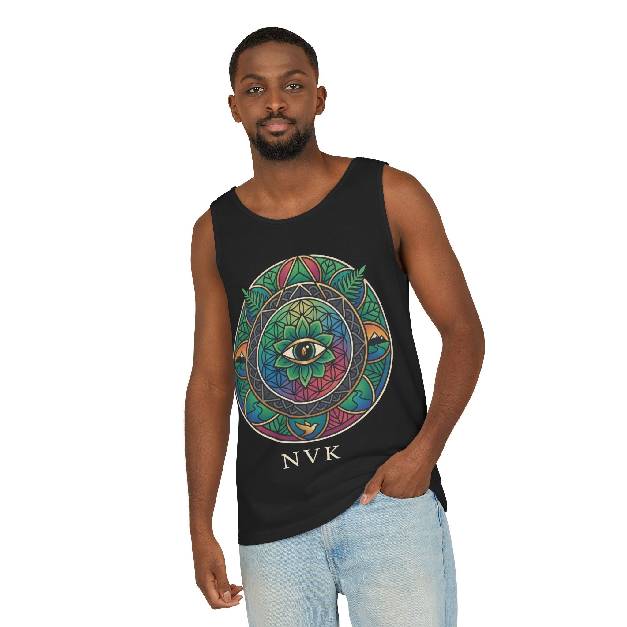 NVK MANDALA EYE TANK™ — Unisex Spiritual Graphic