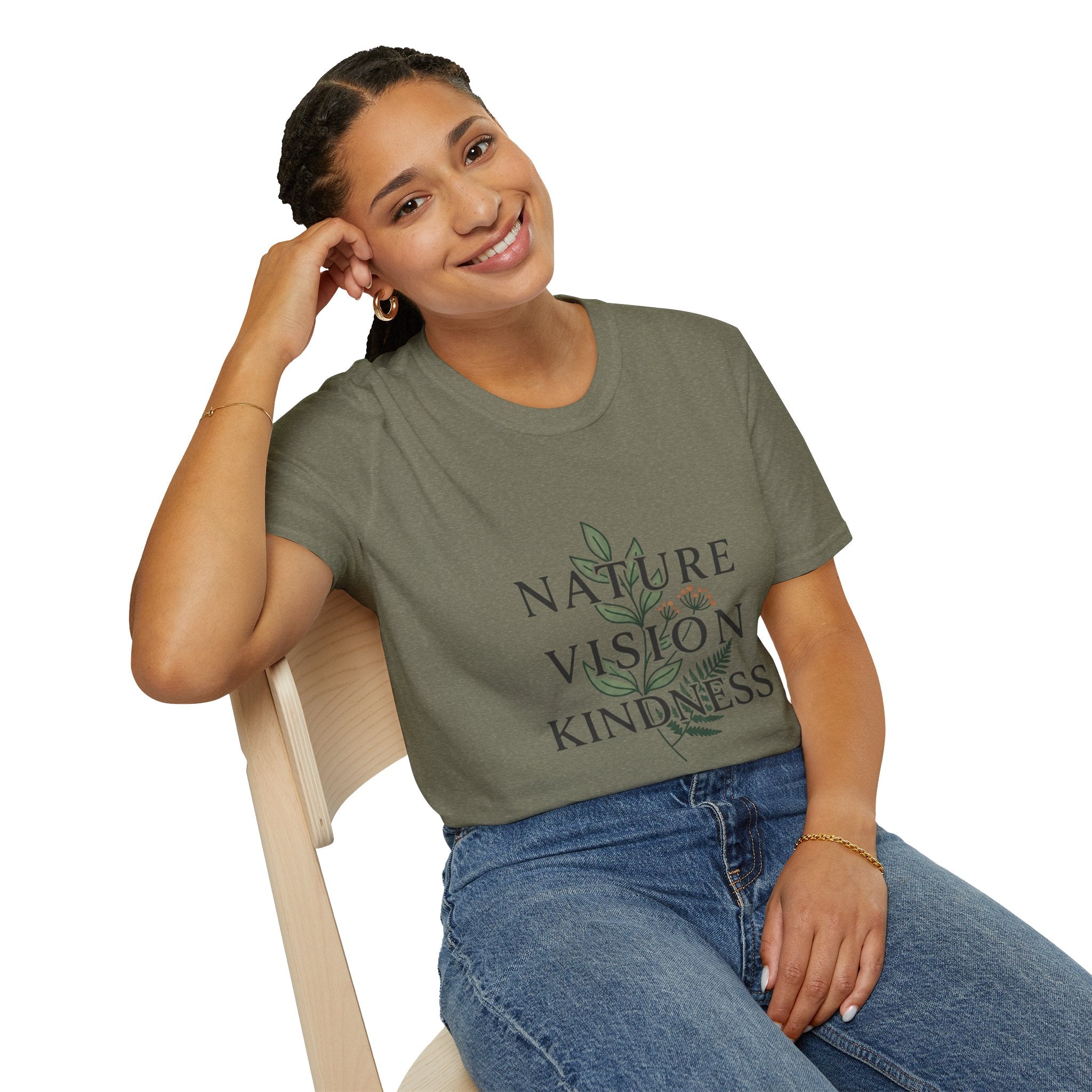 NVK NATURE VISION TEE™ — Botanical Graphic, Everyday Wear