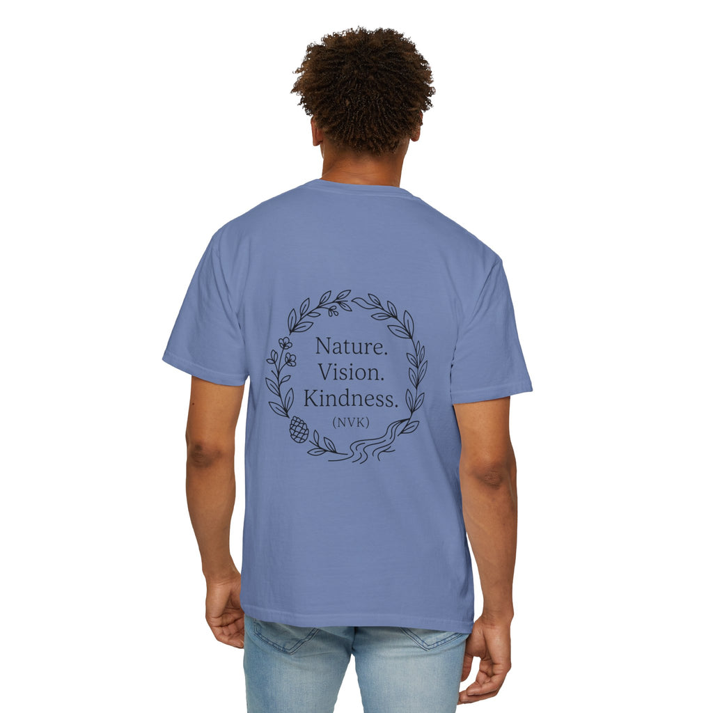 NVK NATURE VISION KINDNESS TEE™ — Floral Wreath Graphic