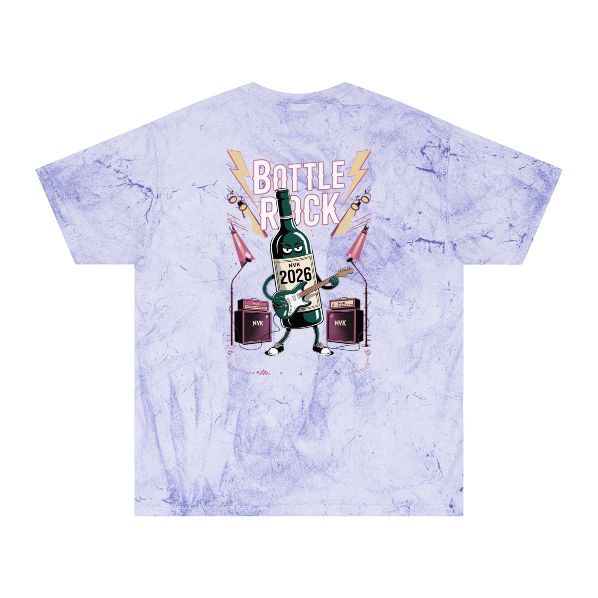 NVK BOTTLE ROCK TEE™ — Vintage Tie-Dye Graphic