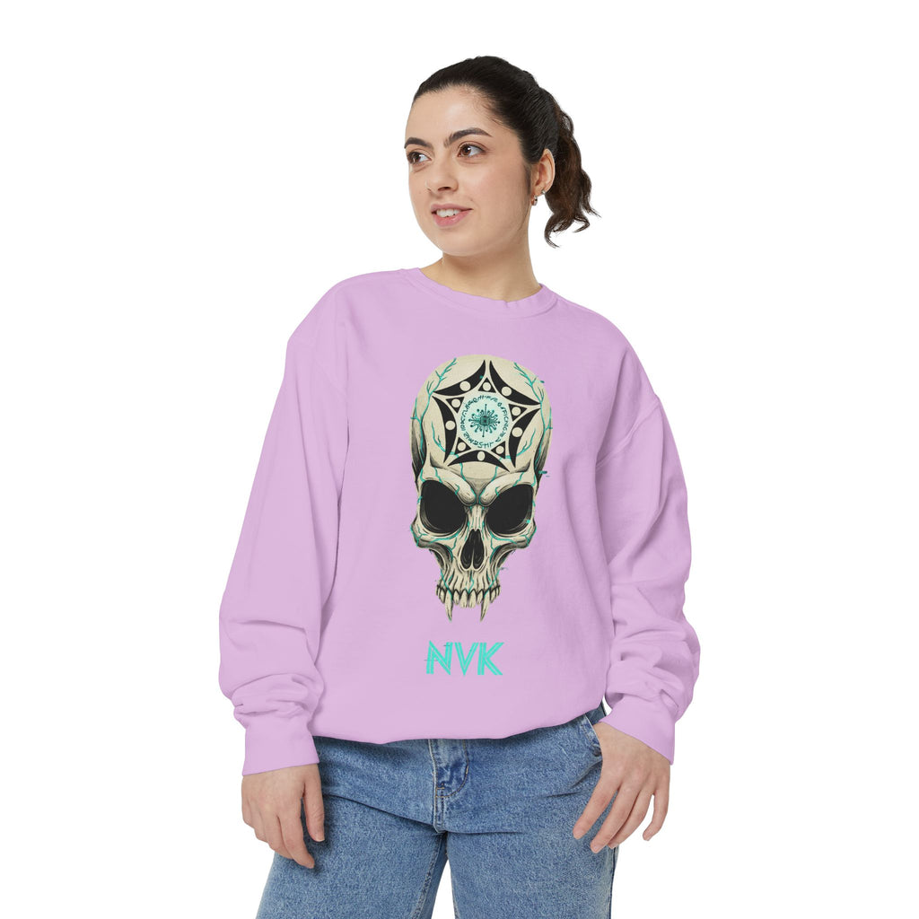 NVK BUGA SPHERE SKULL SWEATSHIRT™ — Graphic Crewneck