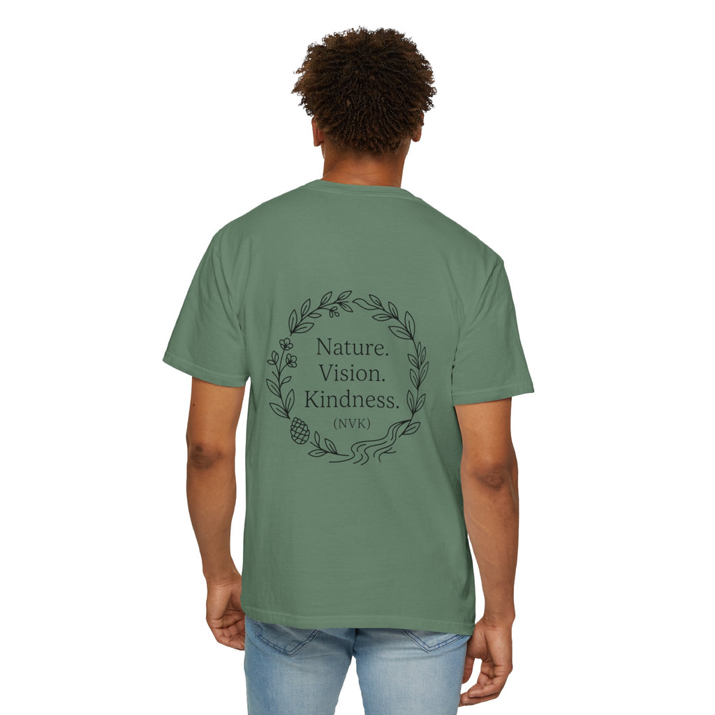 NVK NATURE VISION KINDNESS TEE™ — Floral Wreath Graphic