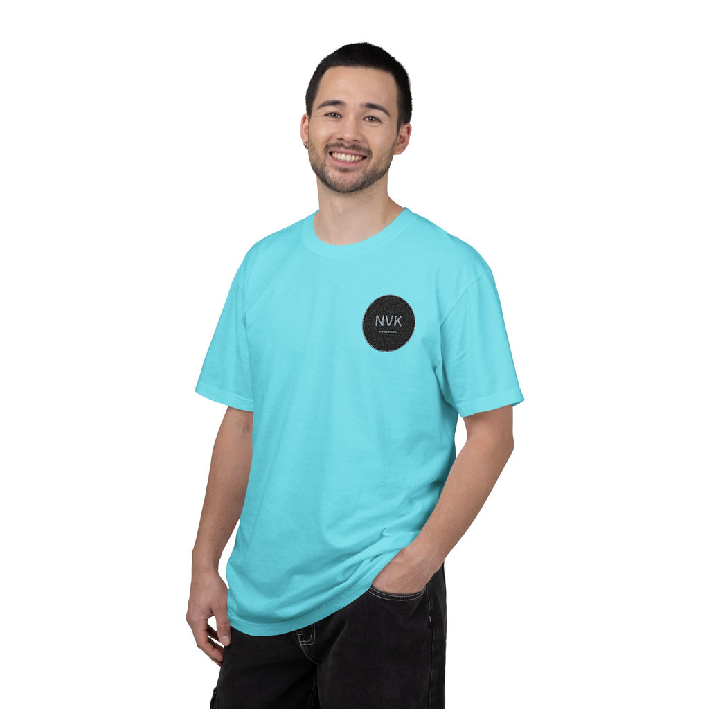 NVK MINIMAL LOGO TEE™ — Heavyweight Garment-Dyed Essential
