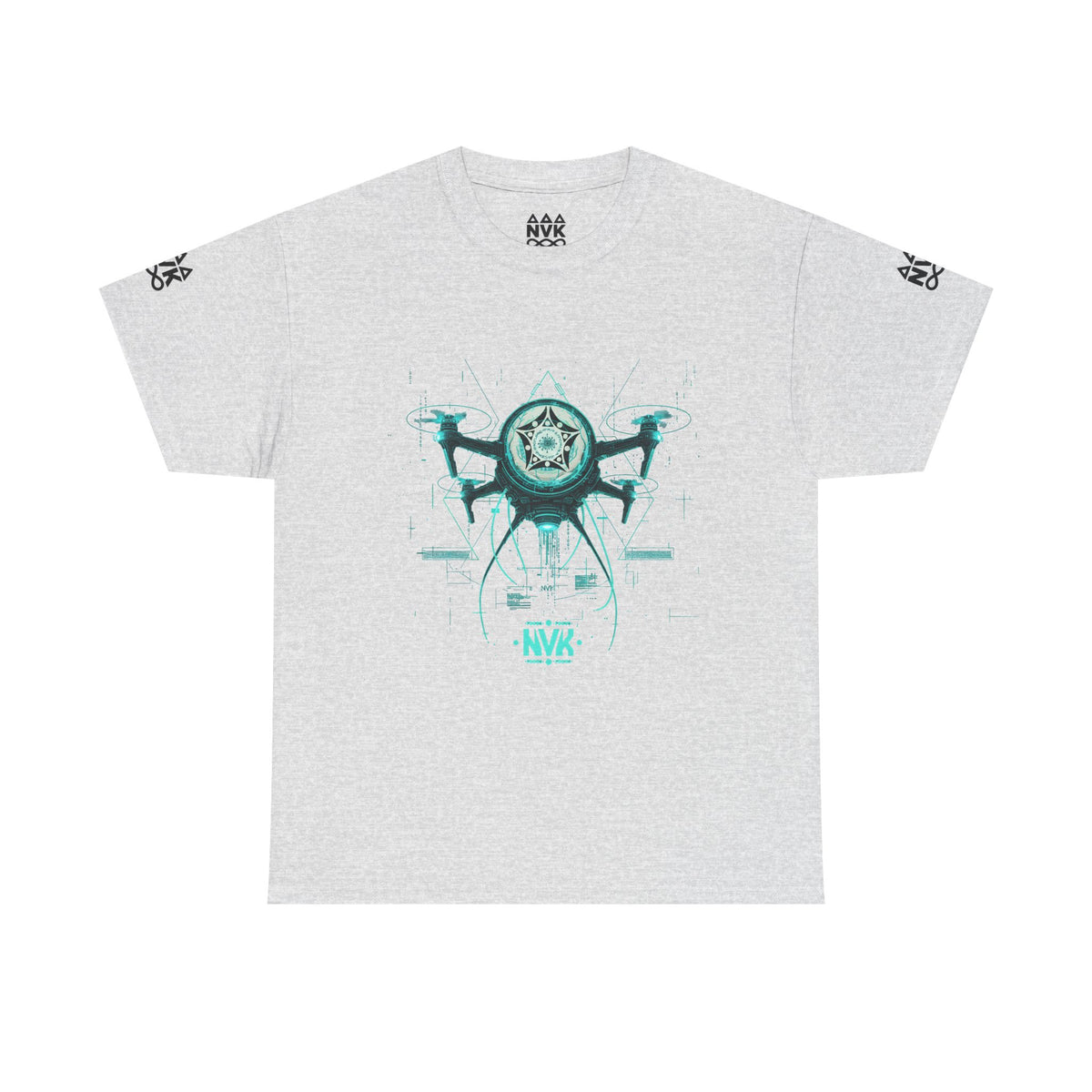 NVK ALIEN DRONE EMBLEM TEE™ — Futuristic Tech Graphic