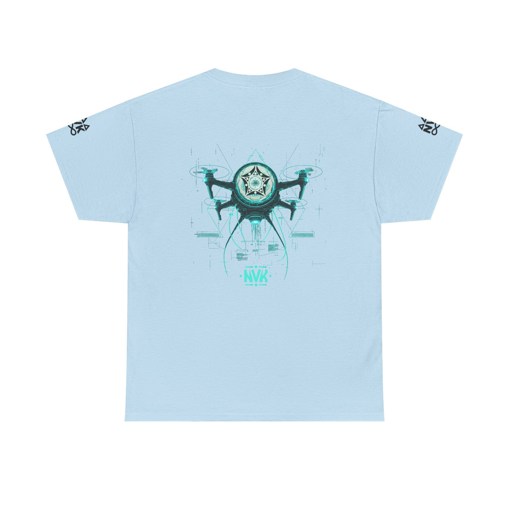 NVK ALIEN DRONE EMBLEM TEE™ — Futuristic Tech Graphic
