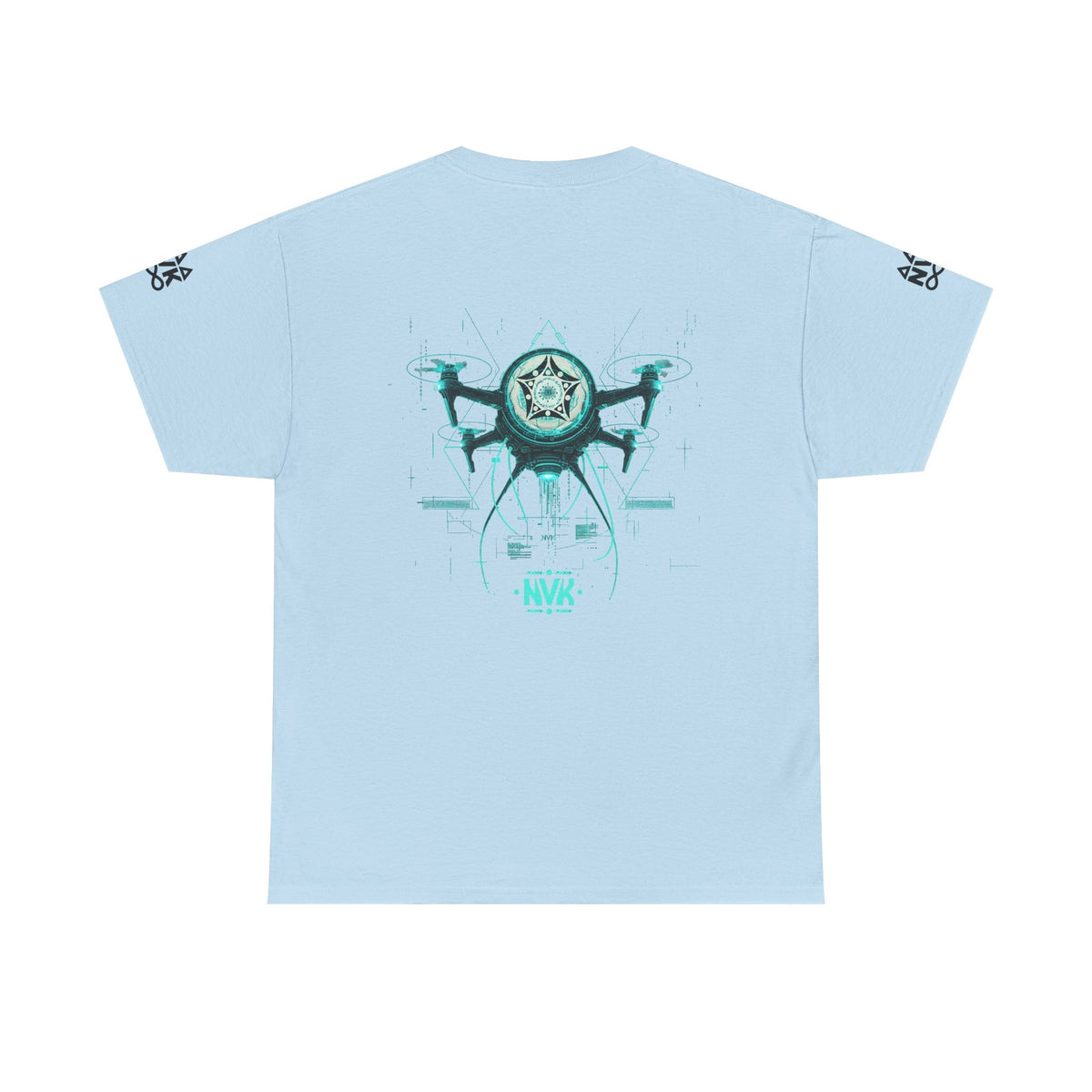 NVK ALIEN DRONE EMBLEM TEE™ — Futuristic Tech Graphic
