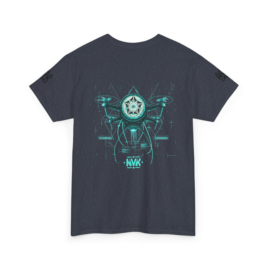 NVK ALIEN DRONE EMBLEM TEE™ — Futuristic Tech Graphic