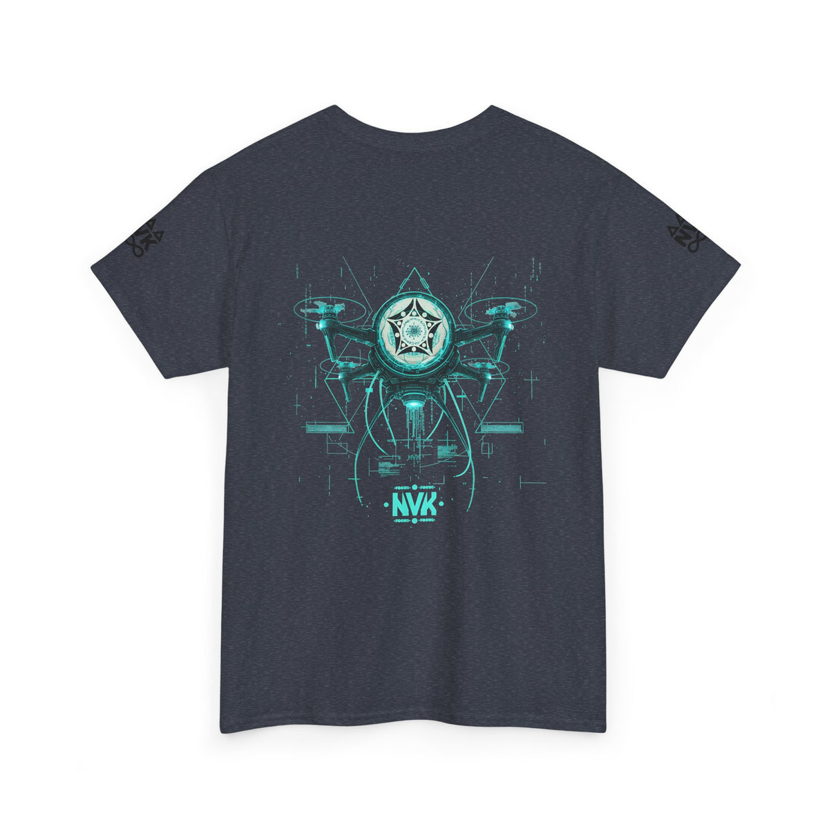 NVK ALIEN DRONE EMBLEM TEE™ — Futuristic Tech Graphic