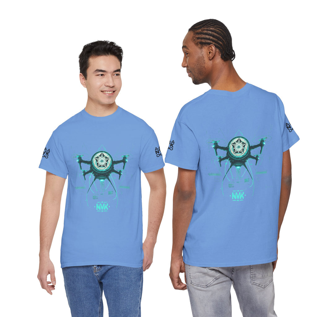 NVK ALIEN DRONE EMBLEM TEE™ — Futuristic Tech Graphic
