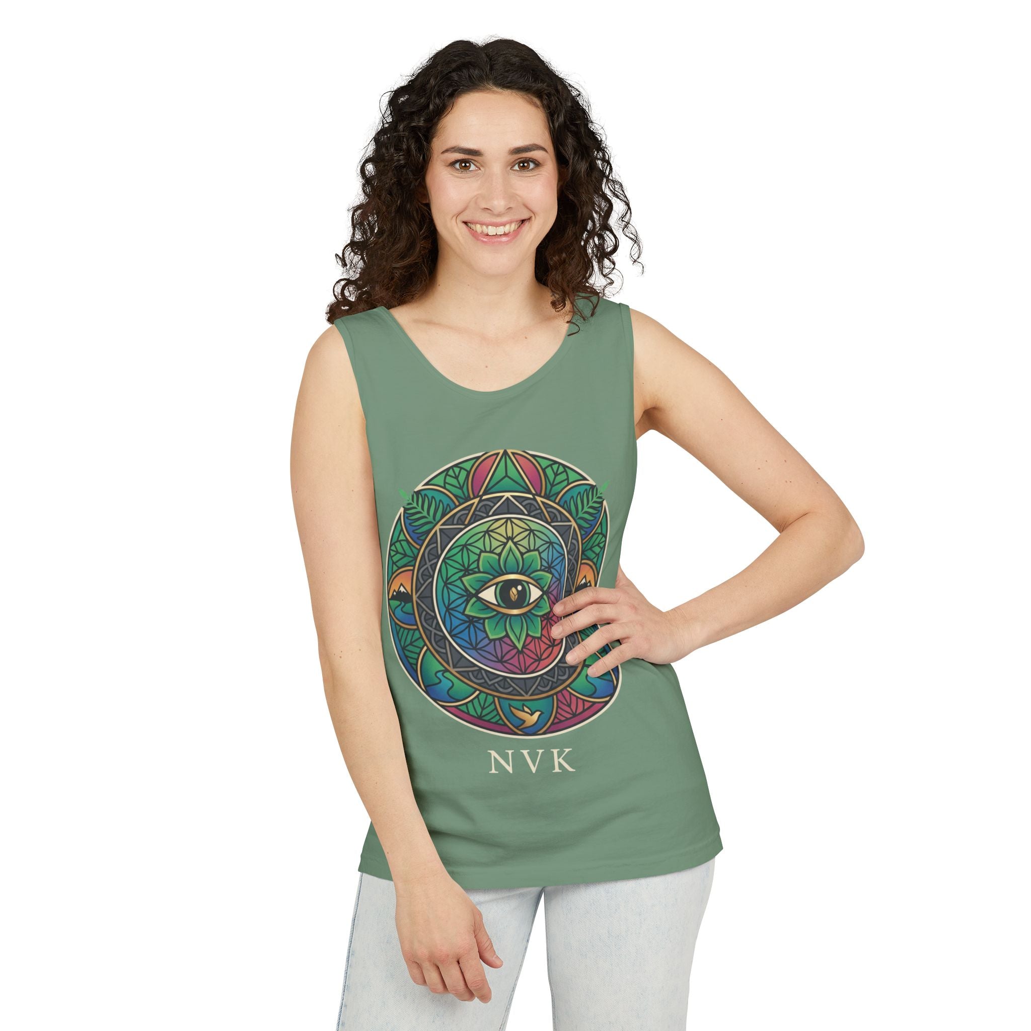 NVK MANDALA EYE TANK™ — Unisex Spiritual Graphic