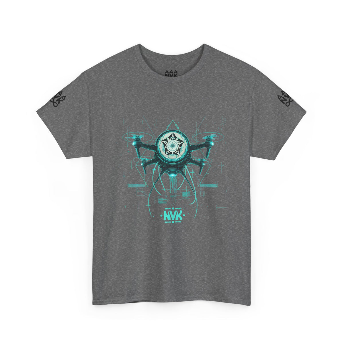 NVK ALIEN DRONE EMBLEM TEE™ — Futuristic Tech Graphic