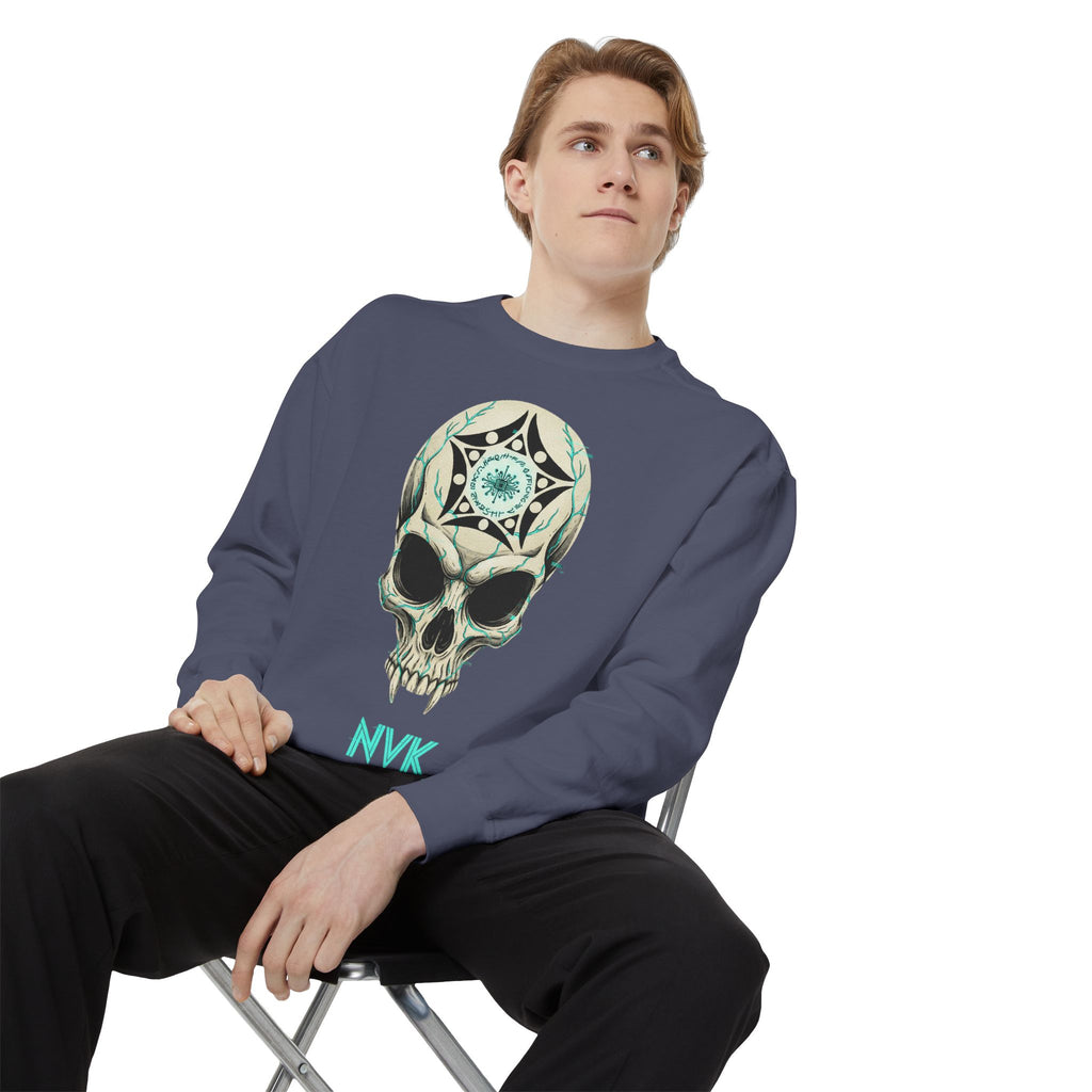 NVK BUGA SPHERE SKULL SWEATSHIRT™ — Graphic Crewneck