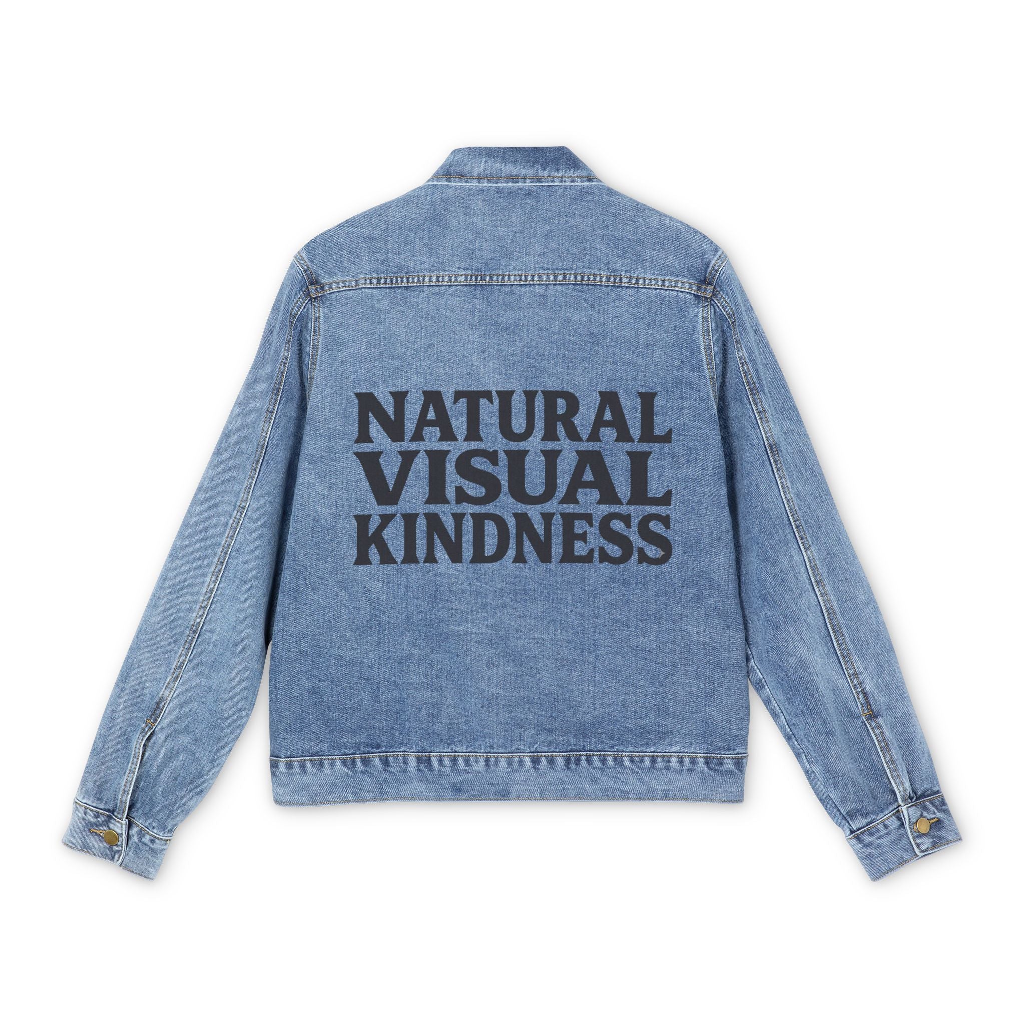 NVK NATURAL VISUAL KINDNESS DENIM JACKET™ — Back Print