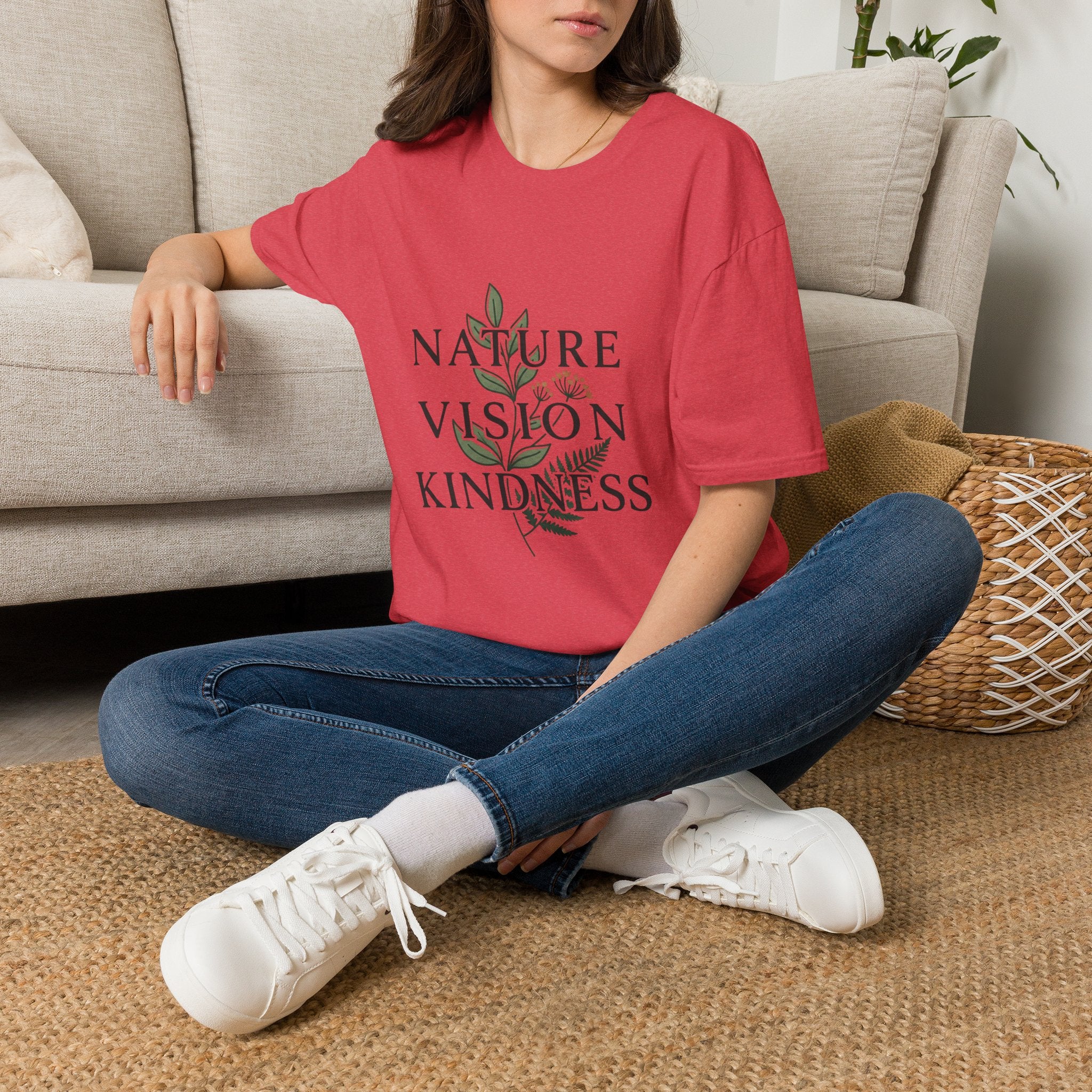 NVK NATURE VISION TEE™ — Botanical Graphic, Everyday Wear