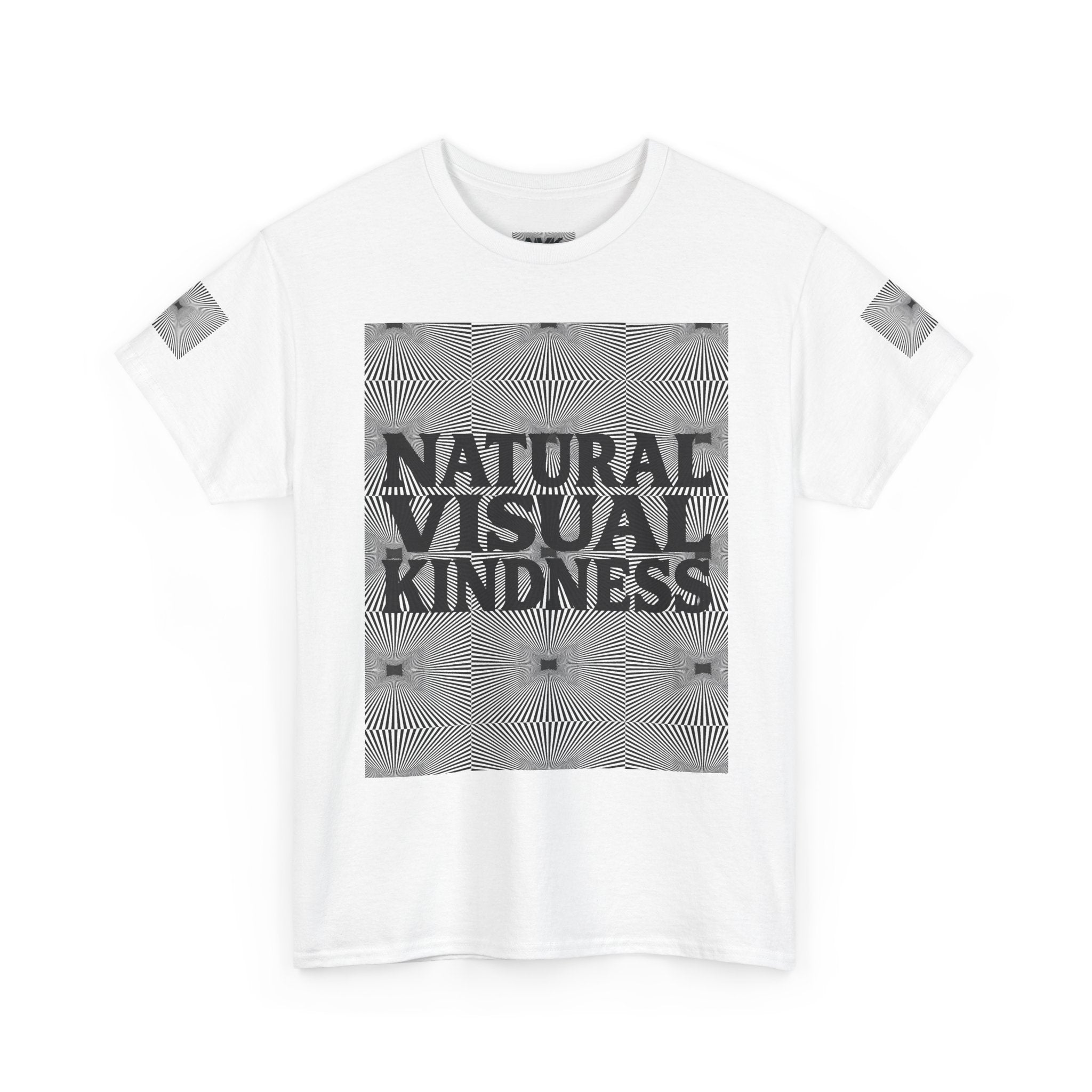 NVK NATURAL VISUAL KINDNESS TEE™ — Optical Art Graphic