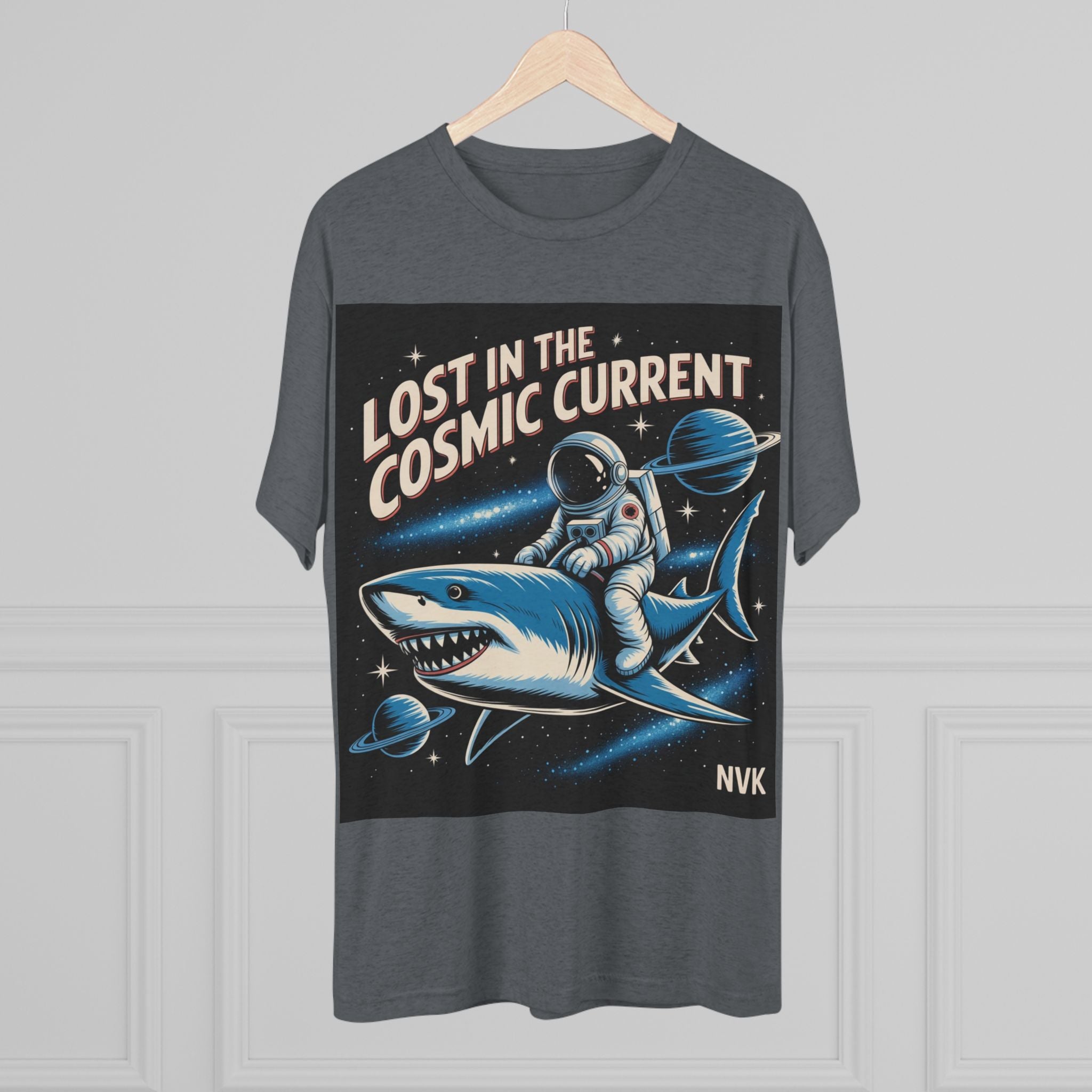 NVK COSMIC CURRENT TEE™ — Unisex Tri-Blend Graphic