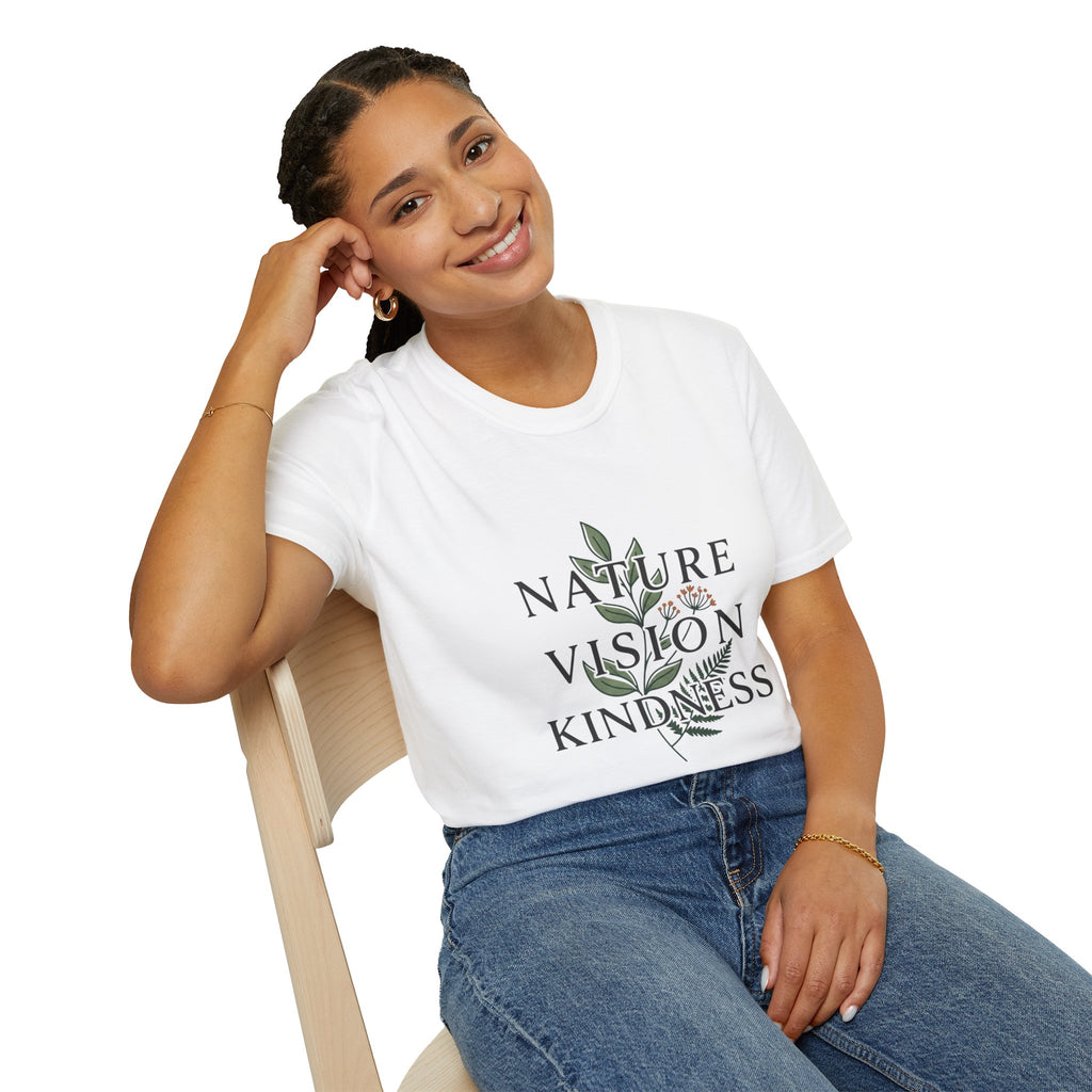 NVK NATURE VISION TEE™ — Botanical Graphic, Everyday Wear