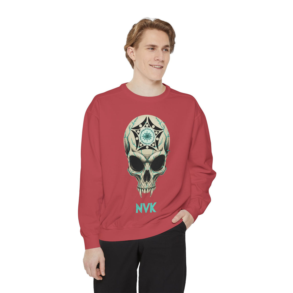 NVK BUGA SPHERE SKULL SWEATSHIRT™ — Graphic Crewneck