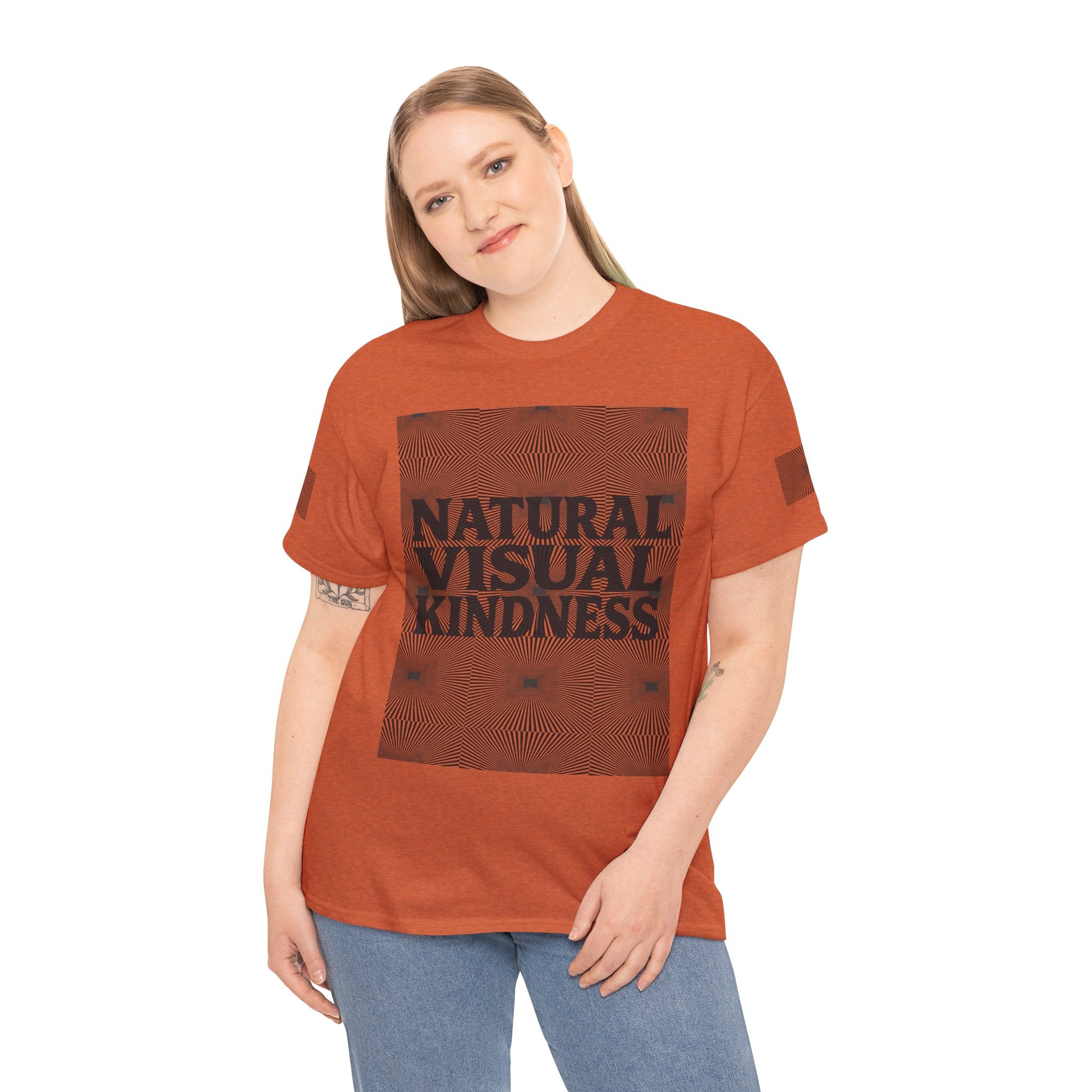 NVK NATURAL VISUAL KINDNESS TEE™ — Optical Art Graphic