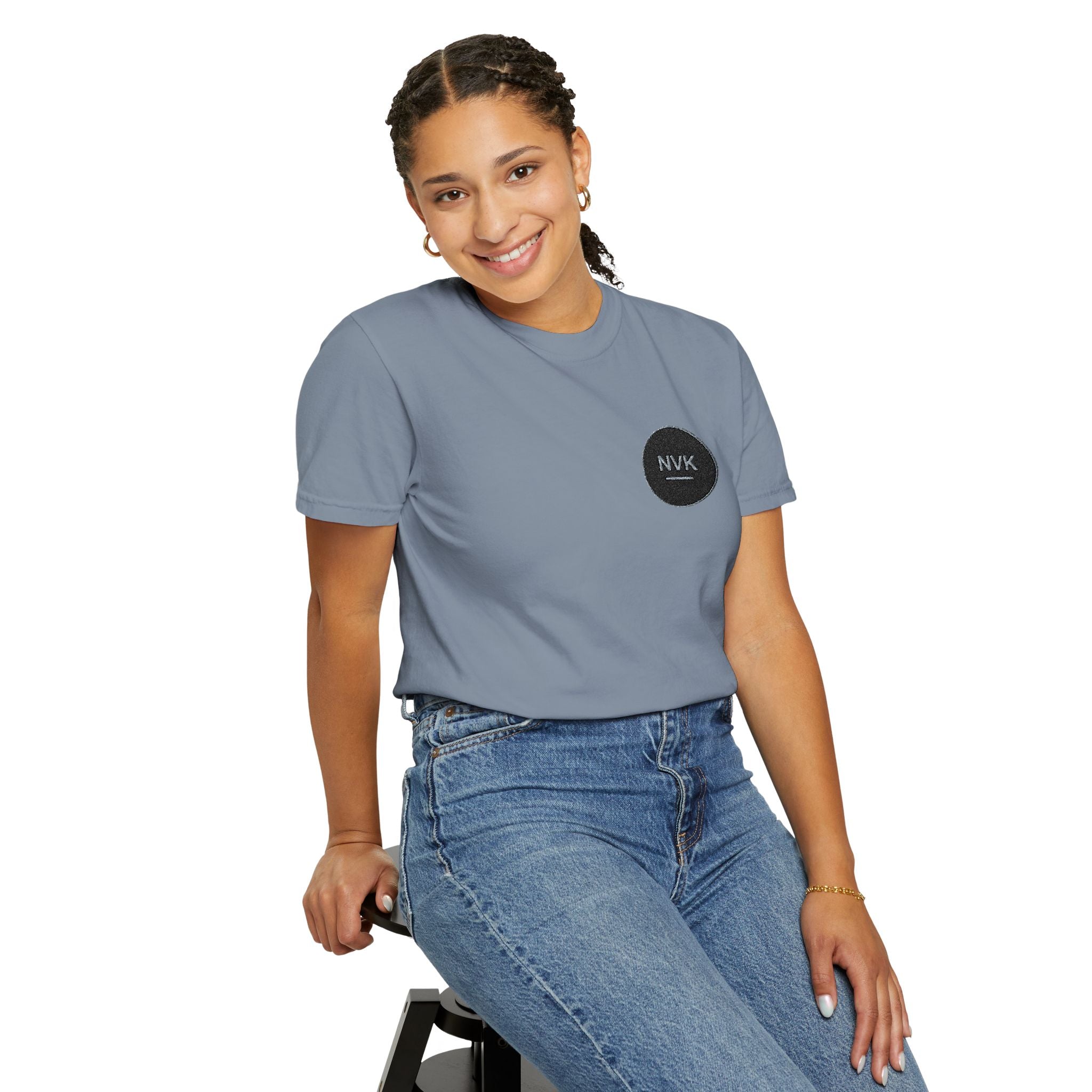NVK MINIMAL LOGO TEE™ — Heavyweight Garment-Dyed Essential