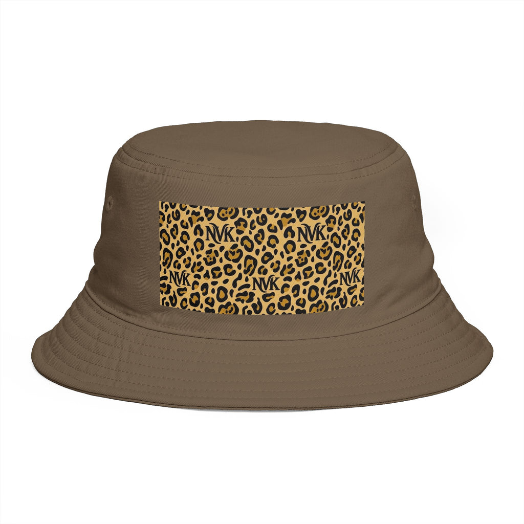 NVK LEOPARD BUCKET HAT™ — Brown Safari Print Sun Hat