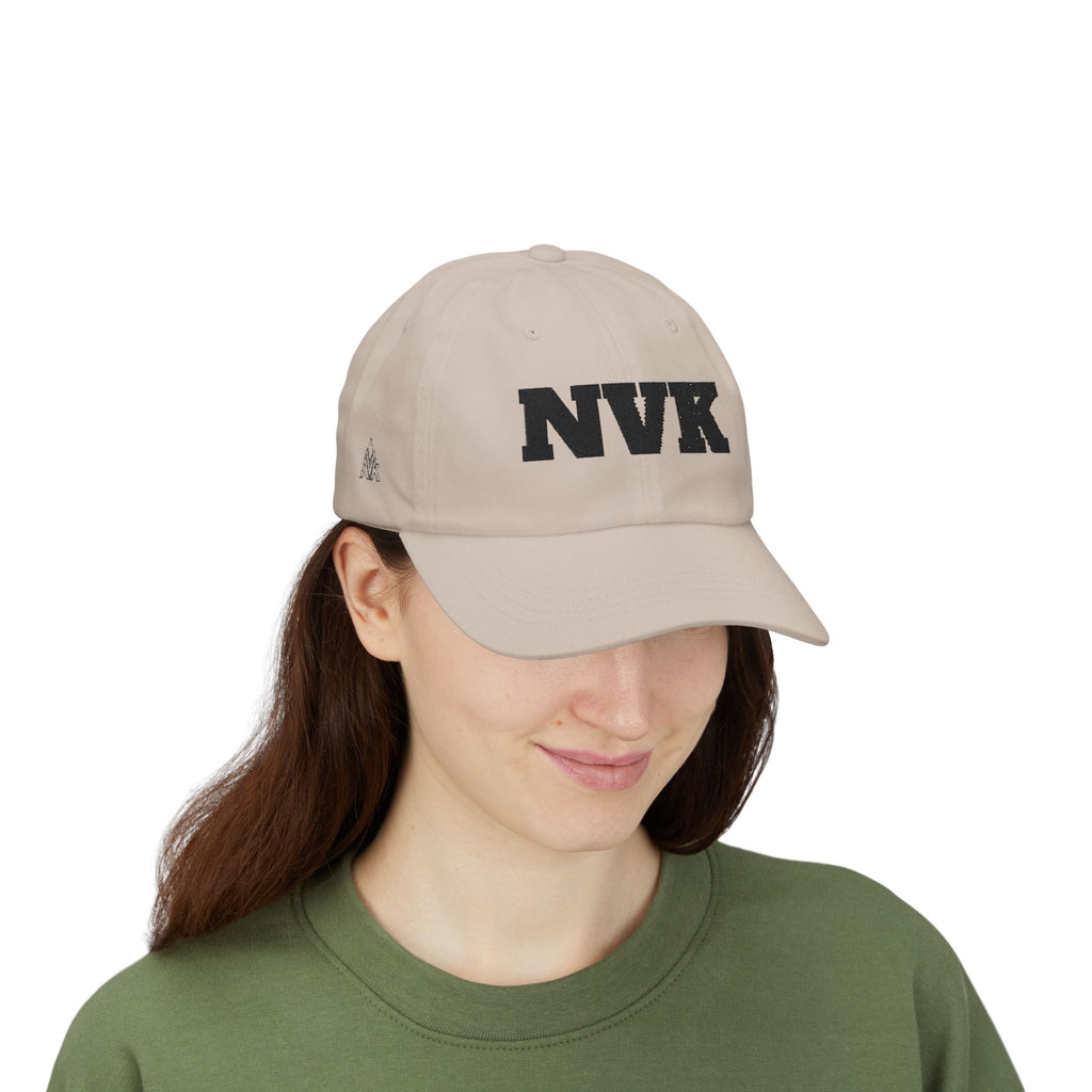 NVK EMBROIDERED DAD CAP™ — Classic White Baseball Hat