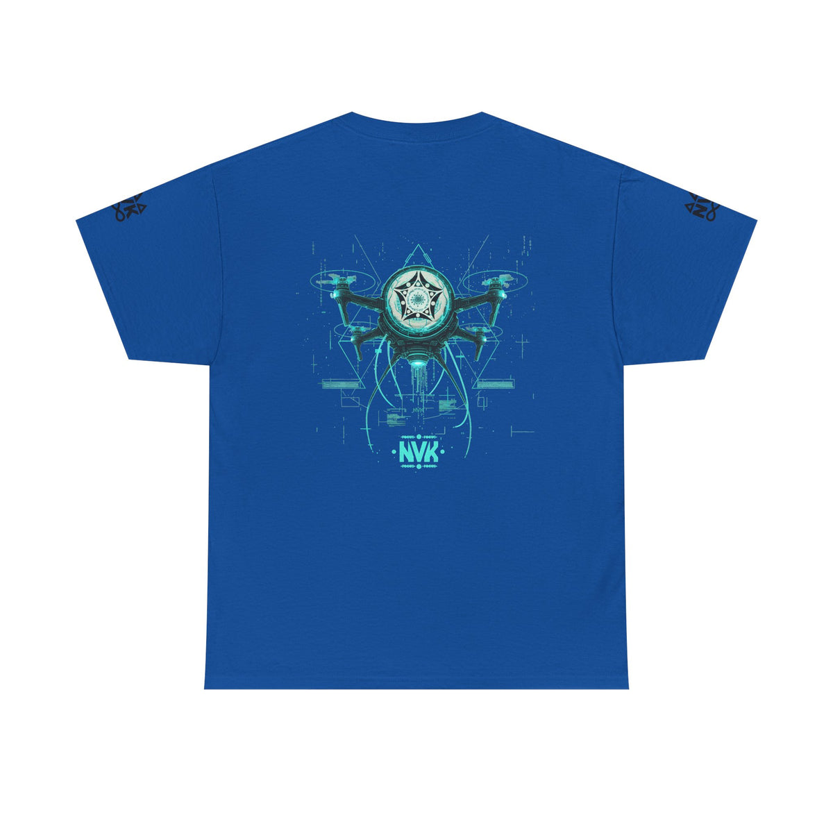 NVK ALIEN DRONE EMBLEM TEE™ — Futuristic Tech Graphic