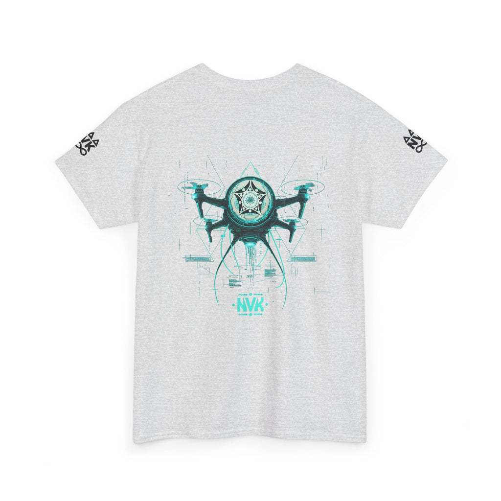 NVK ALIEN DRONE EMBLEM TEE™ — Futuristic Tech Graphic