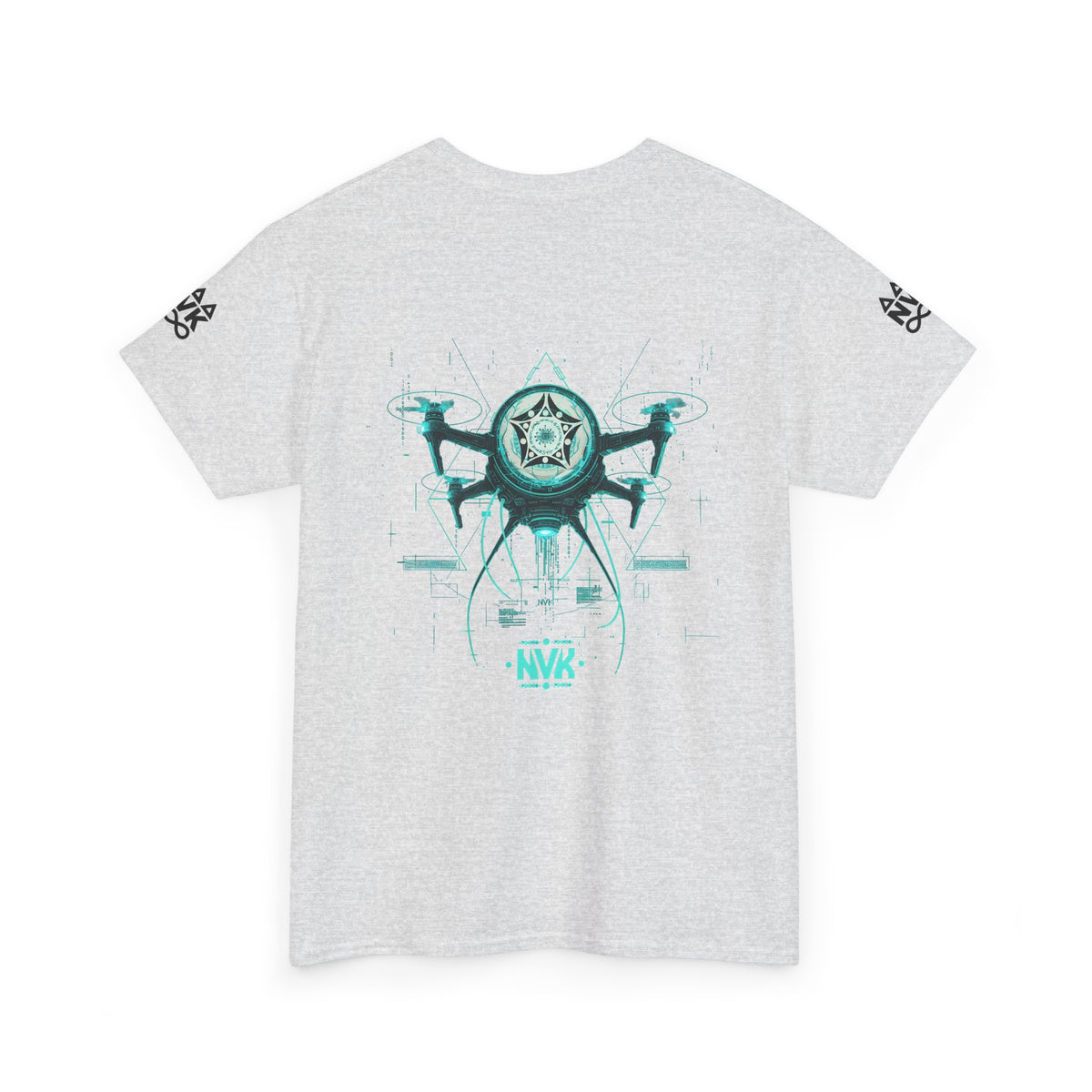 NVK ALIEN DRONE EMBLEM TEE™ — Futuristic Tech Graphic