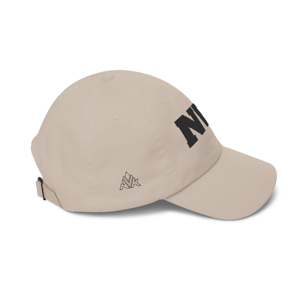 NVK EMBROIDERED DAD CAP™ — Classic White Baseball Hat