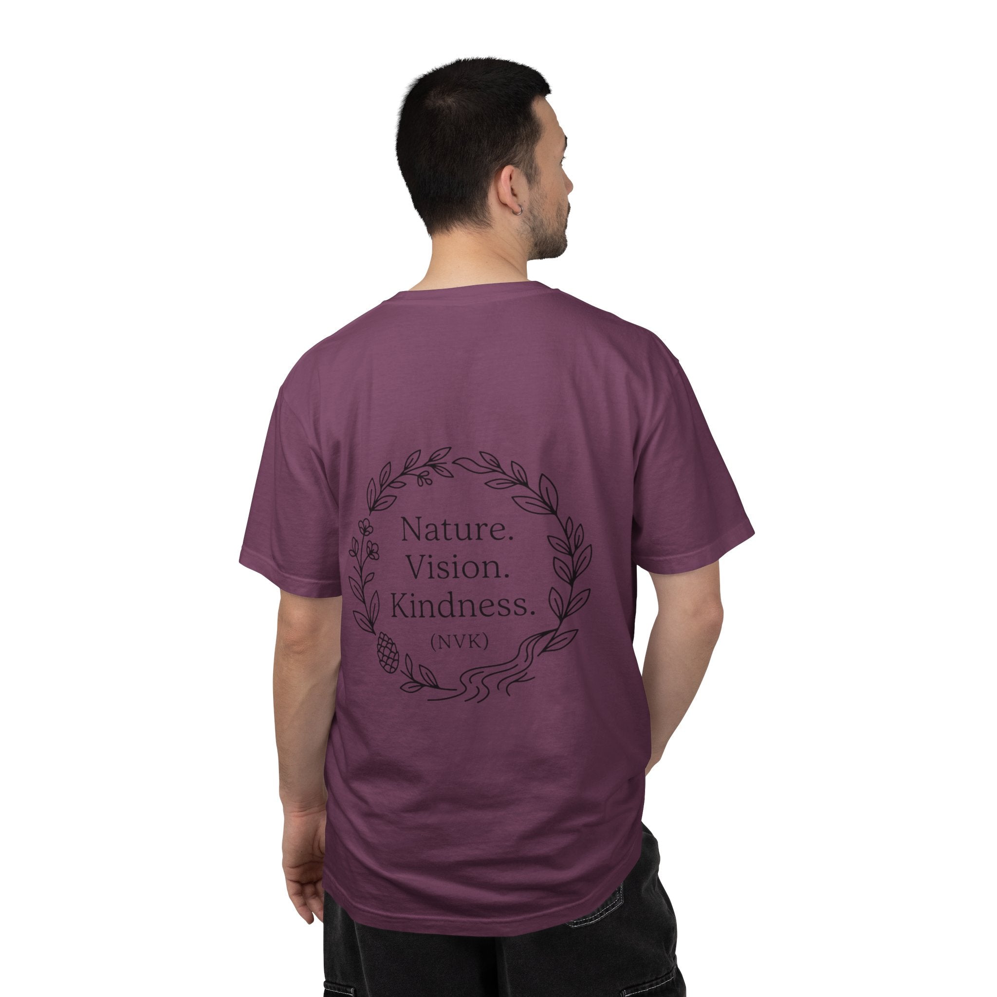 NVK NATURE VISION KINDNESS TEE™ — Floral Wreath Graphic