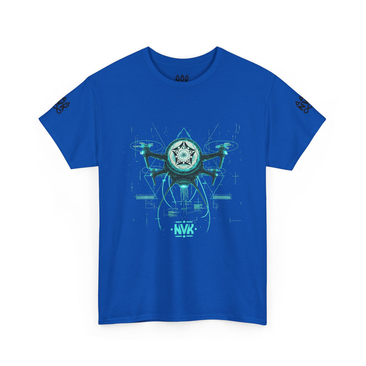 NVK ALIEN DRONE EMBLEM TEE™ — Futuristic Tech Graphic