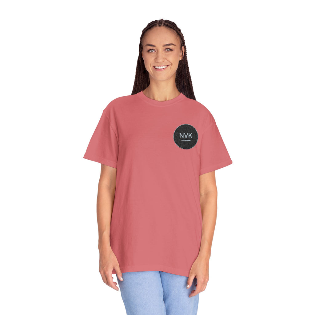 NVK MINIMAL LOGO TEE™ — Heavyweight Garment-Dyed Essential