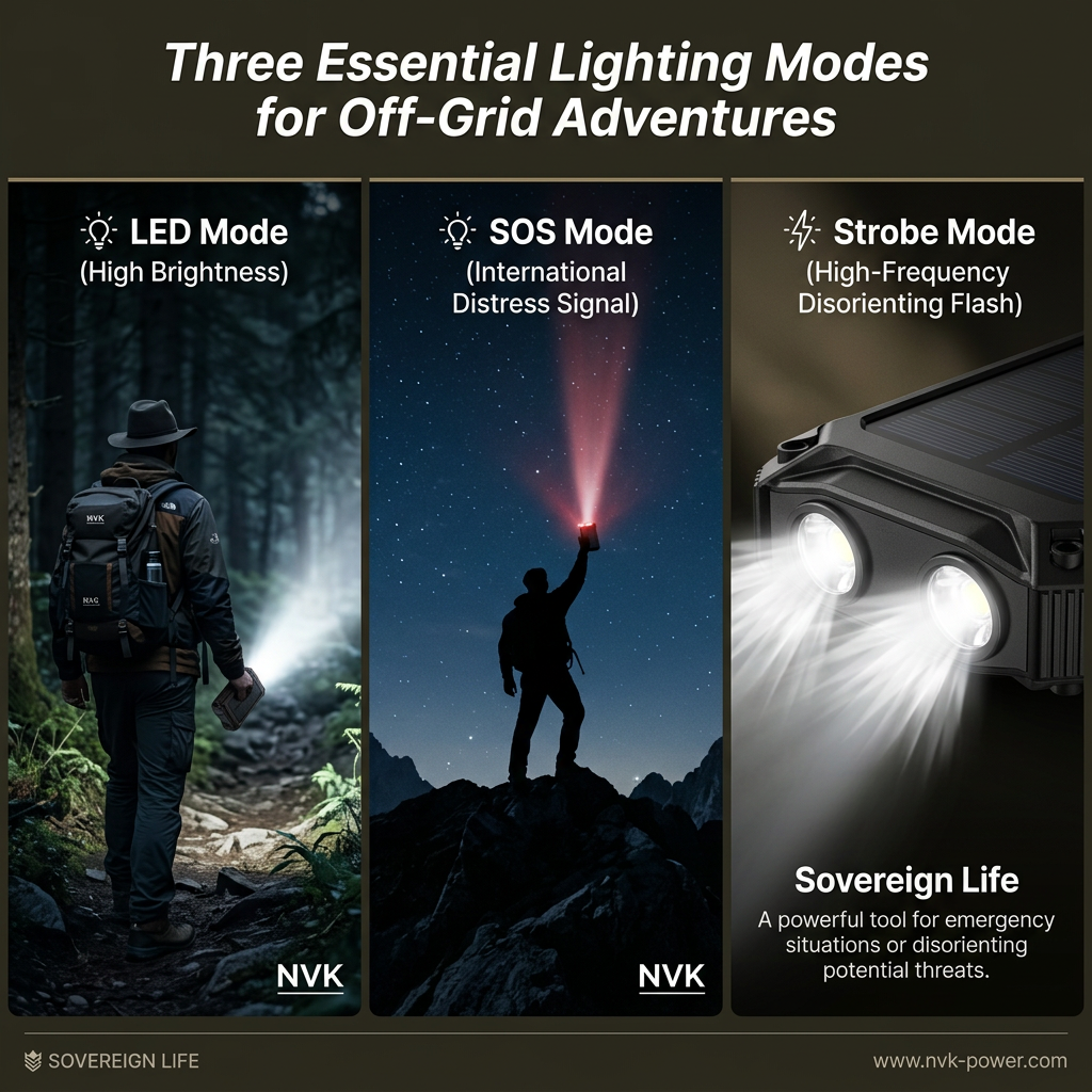 NVK POWER™ SOLAR BANK X1 | 20,000mAh Rugged Solar Power Bank