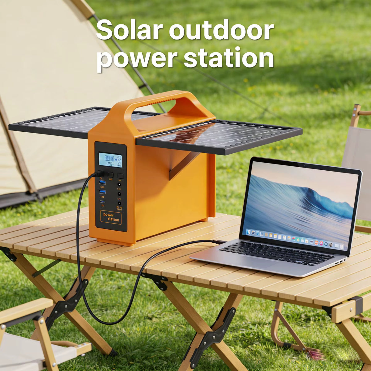 NVK POWER™ Portable Solar Power Station (200W Pro)