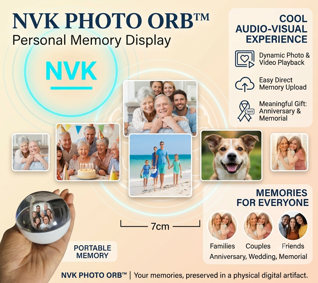 NVK PHOTO ORB™ | Personal Memory Display