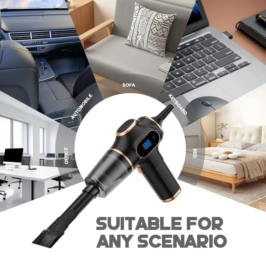 NVK AUTO™ VAC PRO | Portable Cordless Vacuum