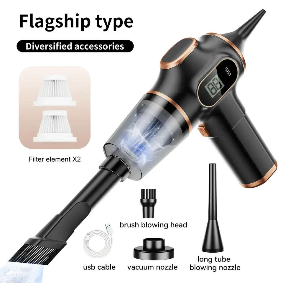 NVK AUTO™ VAC PRO | Portable Cordless Vacuum