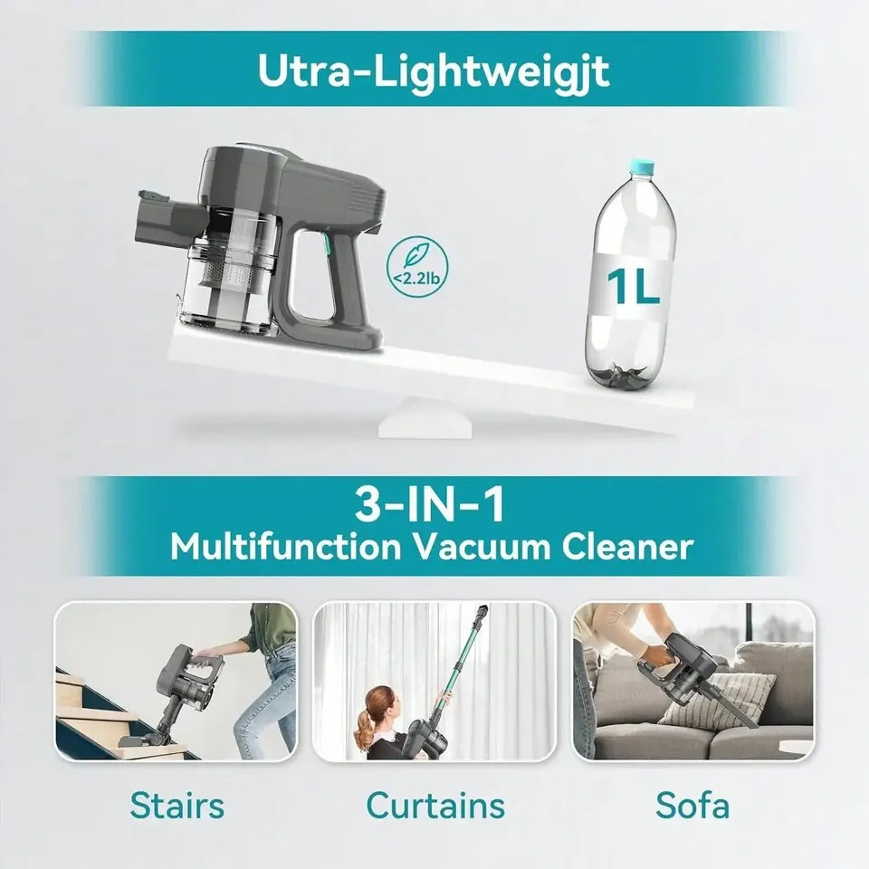 NVK CLEAN™ V6 | Ultra-Light Cordless Vacuum