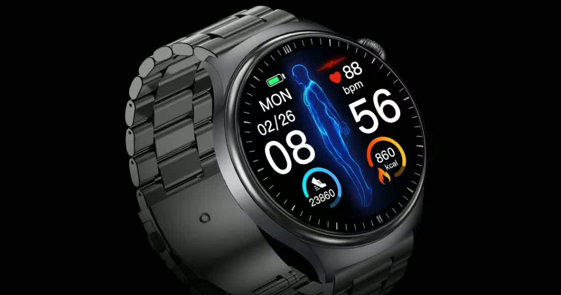 NVK LIFE TIME™ | Flagship Wellness Intelligence Smartwatch
