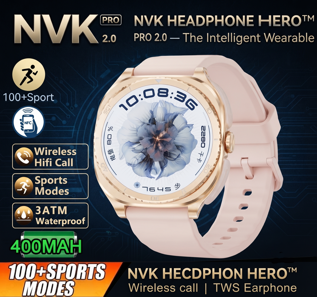 NVK TIME™ HEADPHONE HERO™ PRO 2.0