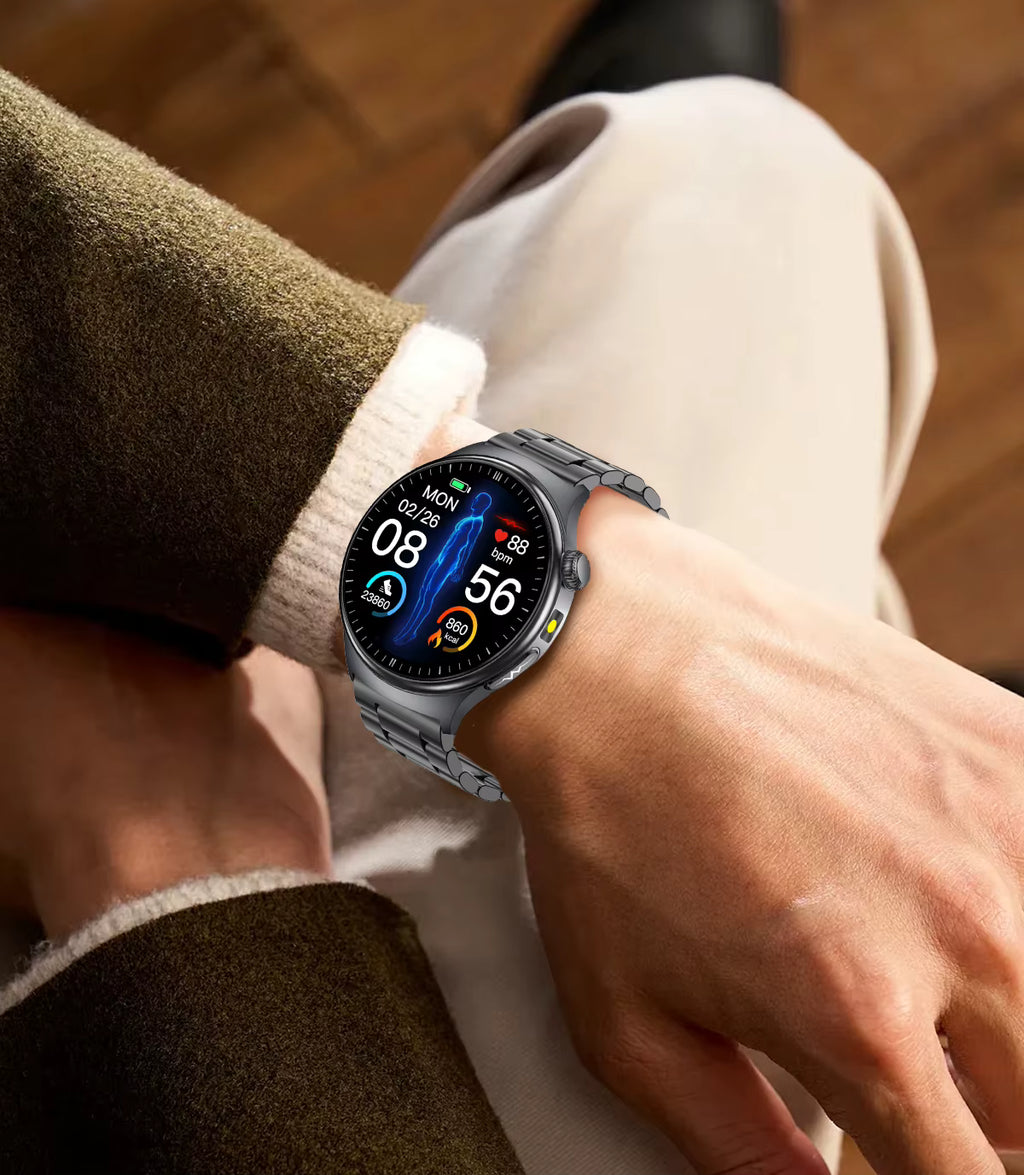 NVK LIFE TIME™ | Flagship Wellness Intelligence Smartwatch